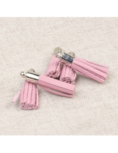 Set van 6 mini pompons - Roze