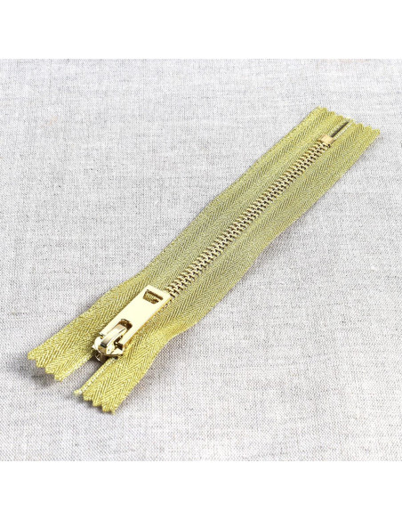 Metaal sluiting lurex - Goud