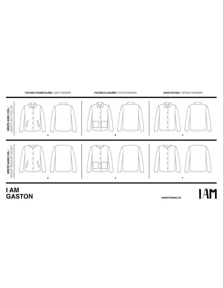 Gaston gilet patroon - I am patterns