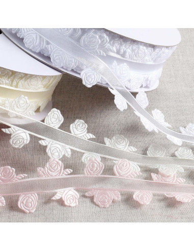 Lint en rozen - Wit