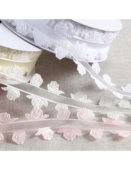 Lint en rozen - Ecru