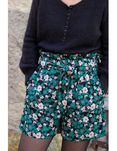 Carlota zwarte drop viscose keperstof - Églantine & Zoé 2
