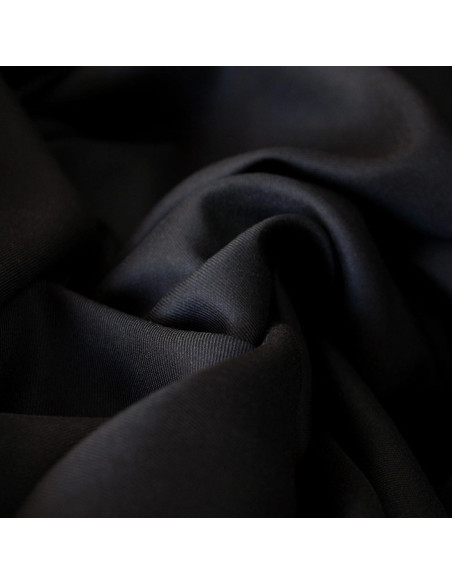 Zwarte drop viscose keperstof - Églantine & Zoé
