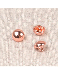 Metalen bolknop - Roségoud