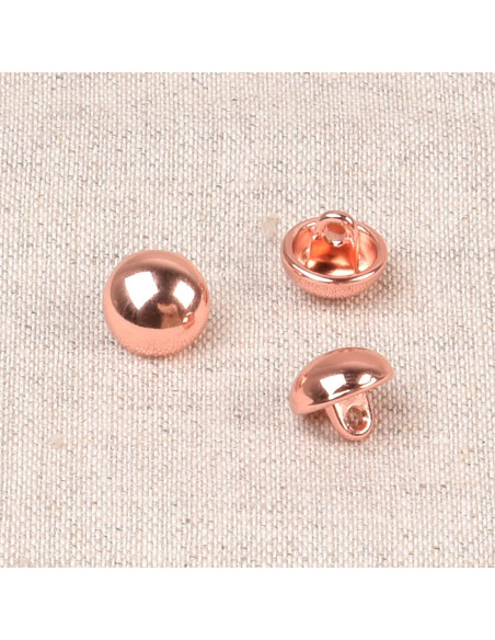 Metalen bolknop - Roségoud