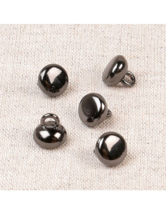 Chloé metalen knoop - Zwart