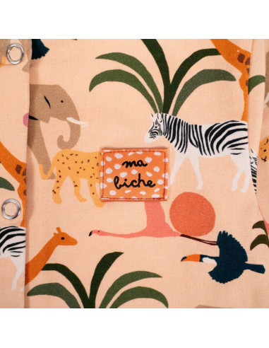Set van 5 geweven labels - Mijn hert