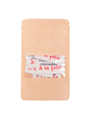 Set van 5 geweven labels - A la folie