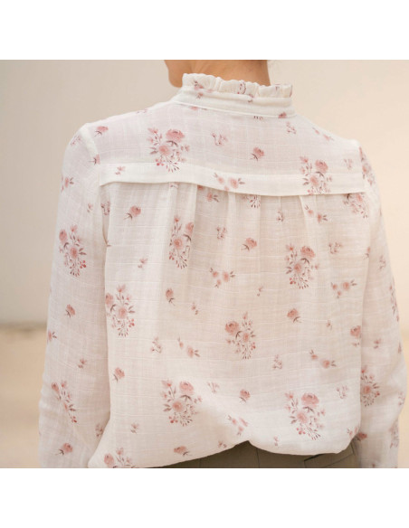 Glam blouse patroon met gespleten halslijn - Anna Rose patronen