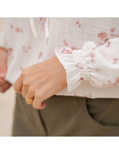 Glam blouse patroon met gespleten halslijn - Anna Rose patronen