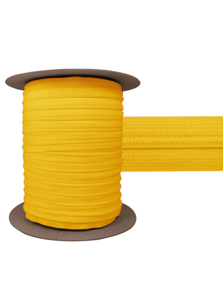 3 mm nylon sluiting YKK - Geel
