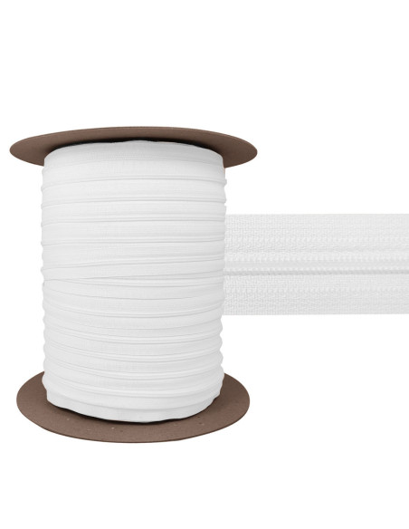 Nylon sluiting 3 mm YKK - Wit