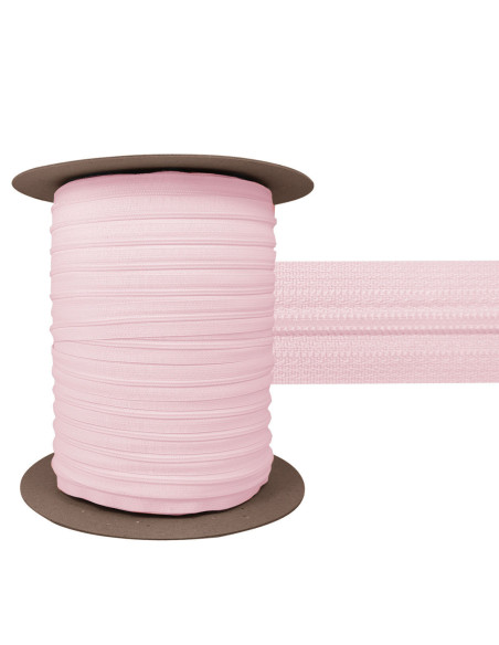 YKK nylon sluiting 3 mm - Roze