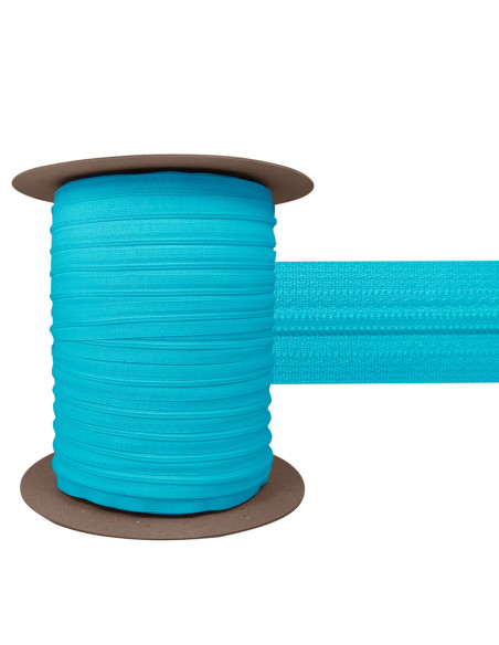 Nylon sluiting 3 mm YKK - Laguneblauw