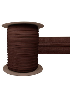 Nylon sluiting 3 mm YKK - Chocoladekleurig