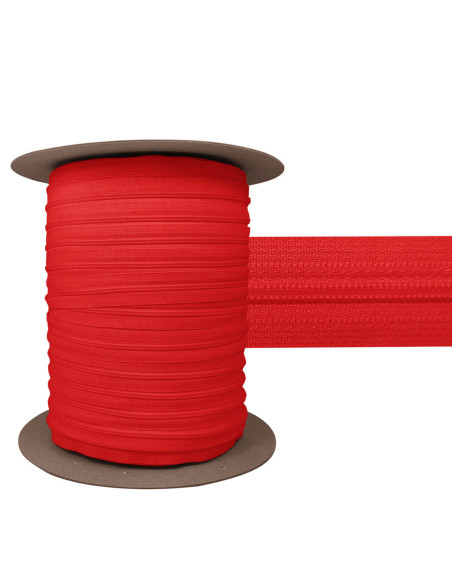 YKK nylon sluiting 3 mm - Rood