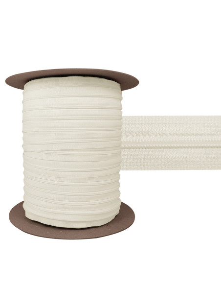 Nylon sluiting 3 mm YKK - Ecru