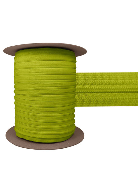 Nylon sluiting 3 mm YKK - Appelgroen