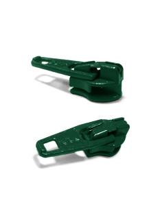 Cursor voor nylon ritssluiting 3 mm YKK - Groen