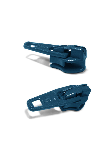 Cursor voor nylon sluiting 3 mm YKK - Korenbloemblauw