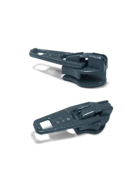 Cursor voor nylon sluiting 3 mm YKK - Donkergrijs