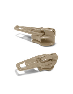 Cursor voor nylon sluiting 3 mm YKK - Beige