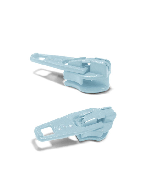 Cursor voor nylonrits 3 mm YKK - Babyblauw
