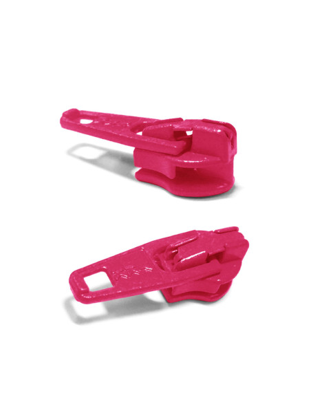 Cursor voor nylonrits 3 mm YKK - Fuchsia