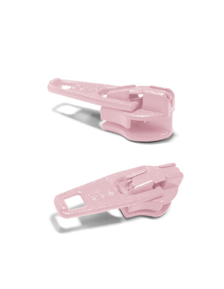 Cursor voor nylonrits 3 mm YKK - Roze