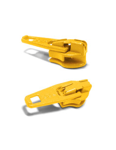 Cursor voor nylon sluiting 3 mm YKK - Geel