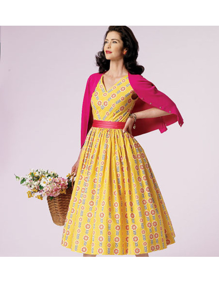 Vintage jurkpatroon 1957 - Vogue 8789