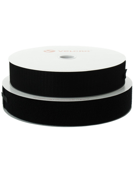 VELCRO® Merk naaibaar zwart 50 mm breed rol van 25 meter