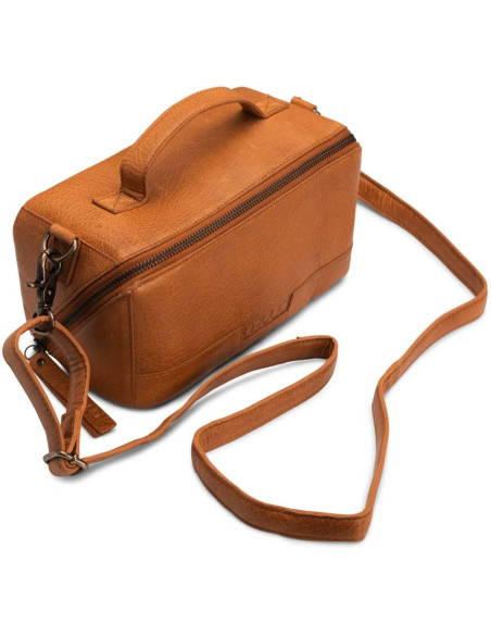 Muud Cleo schoudertas - Whisky
