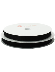 VELCRO® Merk naaibaar zwart 25 mm breed rol van 25 meter
