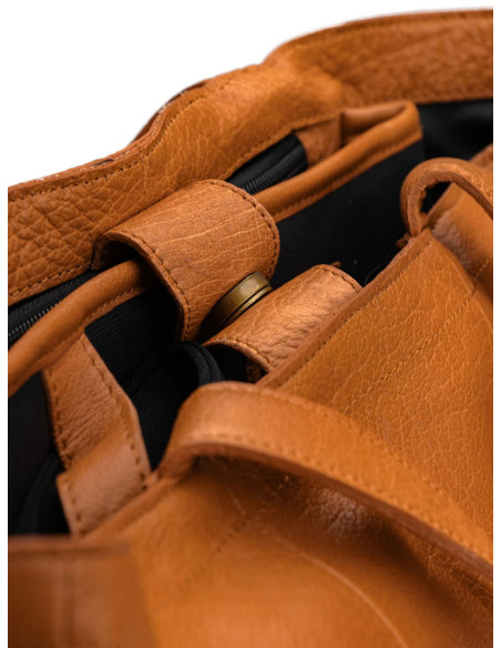 Mini shopper voor breien en haken Muud Hiba - Whisky