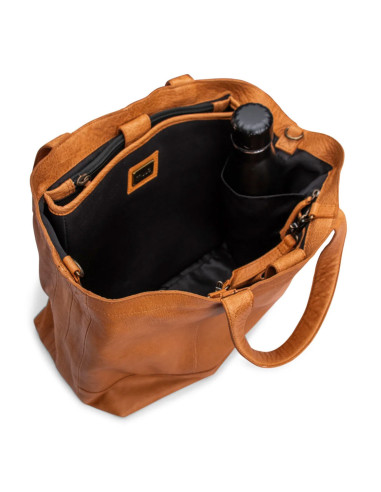 Mini shopper voor breien en haken Muud Hiba - Whisky