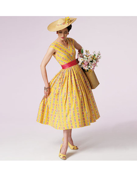 Vintage jurkpatroon 1957 - Vogue 8789