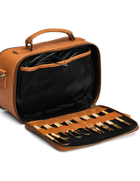 Tas voor breien en haken Muud Lilly Crossbody - Whisky