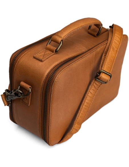 Tas voor breien en haken Muud Lilly Crossbody - Whisky