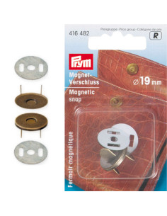 Magnetische sluiting om te klinken - Brons
