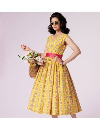 Vintage jurkpatroon 1957 - Vogue 8789