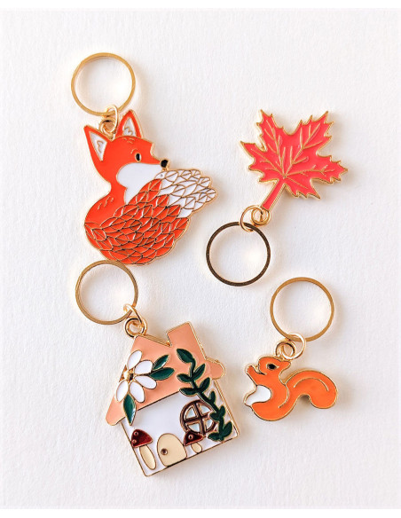 Set van 4 stekenmarkeerders - Herfst