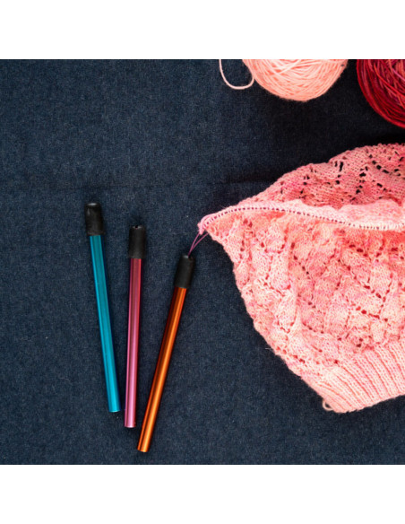 Set van 3 beschermers voor rondbreinaalden KnitPro
