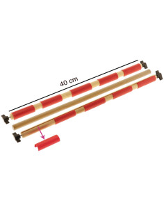 Staven met clips voor borduurraam 40 cm