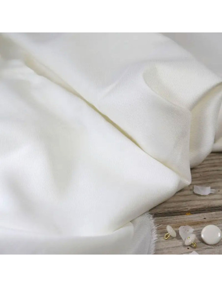 Viscose satijn twill stof - Églantine & Zoé