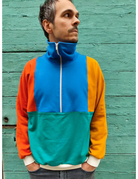 Retro sweater patroon Atlas voor kinderen & volwassenen - Marmaï Patterns