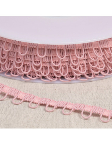 Elastisch knoopsgatlint - Roze