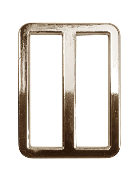 Premium metalen gesp - Lichtgoud 32 mm