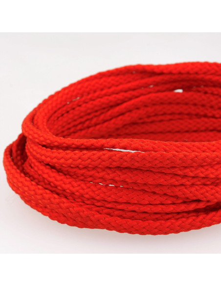 Cordelière platte anorak - Helder rood