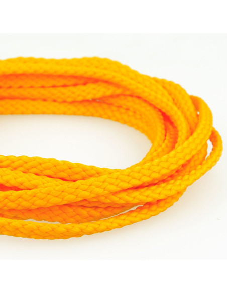 Cordelière platte anorak - Oranjegeel